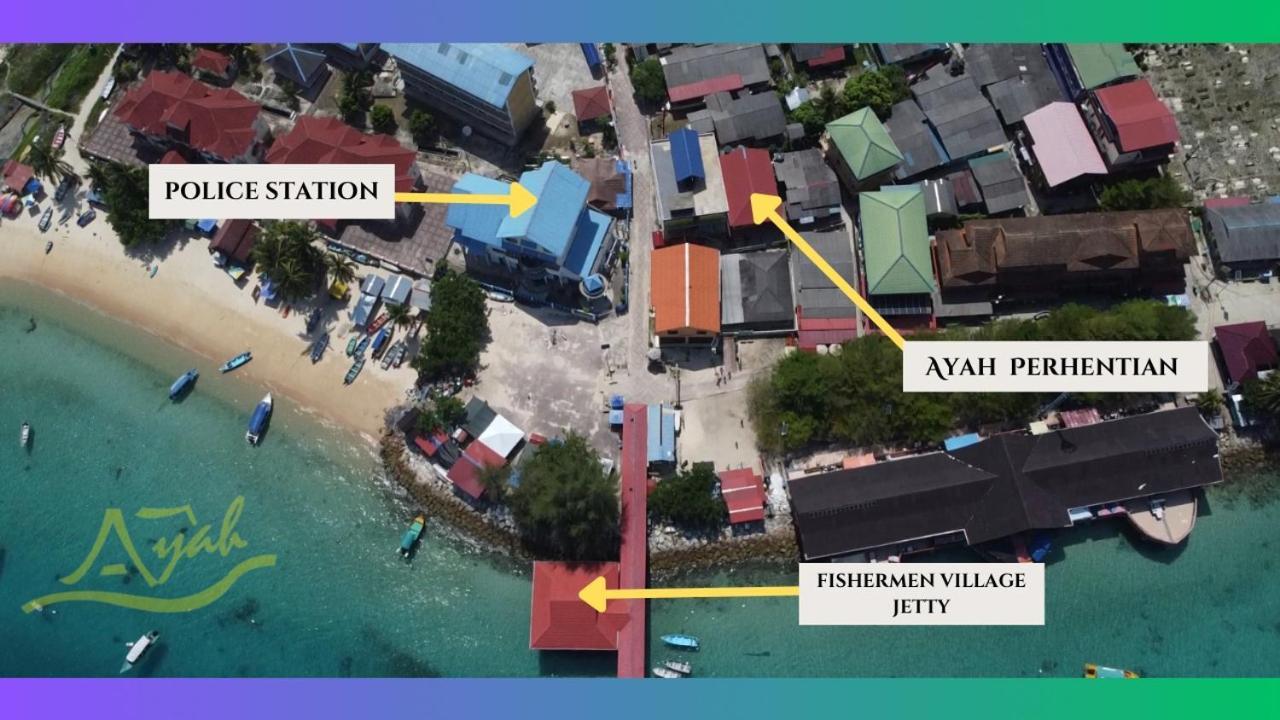 Ayah Perhentian Hostel Kampong Pasir Hantu Exterior foto